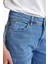 Kadın Petra Dirty Med Blue Boyfriend Jean Pantolon 3