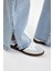 Kadın Emilie Paçası Yırtmaçlı Sky Blue Bootcut Jean Pantolon 3