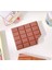 Harika Çikolata Kokulu Kare Çikolata Not Defteri Chocolate Notebook 4