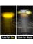 Honda Civic 1991-1995 Uyumlu Mercekli Far Ampulü LED Xenon Çift Renk Sarı-Beyaz Far Şimşek Etkili Csp LED Lamba Uzun Kısa 2 Adet Takım 4