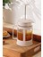 Tekno Trust Cam Ruby French Press 800 ml 600 ml ve Üzeri Bej 1