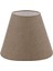 Bej Lambader Başlığı Çap 35 cm Konik Kumaş LB813 1