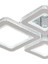 2021-4 Krom Dimmer Kumandalı LED Avize 3