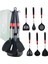 Silikon Spatula Mutfak Eşyası Seti Yüksek Sıcaklığa Dayanıklı Çorba Kaşığı Kızartma Spatula Pirinç Kaşığı (Yurt Dışından) 1