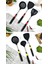 Silikon Spatula Mutfak Eşyası Seti Yüksek Sıcaklığa Dayanıklı Çorba Kaşığı Kızartma Spatula Pirinç Kaşığı (Yurt Dışından) 2