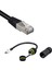 PM-24593 Erkek - Dişi IP68 Su Geçirmez RJ45 Konnektör 2