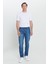 ALTINYILDIZ CLASSICS Erkek Mavi Comfort Fit Rahat Kesim %100 Pamuk Denim Jean Kot Pantolon 3