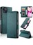 IPhone 13 Kart Yuvaları Için Flip Case Günlük Kullanım Cüzdan Iş Çevirme (Yurt Dışından) 1