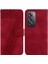 Oppo Phone 12 Pro 5g Için Telefon Kılıfı Kart Yuvası Fonksiyonu Kabartmalı Desen Pu (Yurt Dışından) 1