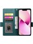 IPhone 13 Kart Yuvaları Için Flip Case Günlük Kullanım Cüzdan Iş Çevirme (Yurt Dışından) 5