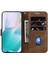 IPhone 16 Için Kılıf Pro Max Flip Folio Kabartmalı Sevimli Kaplan Tutucu Kapak (Yurt Dışından) 3