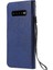 Kart Yuvası ile Samsung Galaxy S10 Artı Klasik Düz Renk Için Flip Case (Yurt Dışından) 5