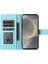 Samsung Galaxy S24 Artı Flip Kapak Için Flip Case Darbeye Deri Kılıf (Yurt Dışından) 5