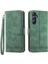 Samsung Galaxy M54 Kart Yuvaları Manyetik Kapatma Bileklik Için Flip Case (Yurt Dışından) 4