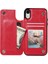 Kart Tutucu ile IPhone Xr Pu Deri Kickstand Kart Yuvaları Için Cüzdan Kılıf (Yurt Dışından) 5