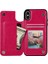 Kart Tutucu Kickstand Çift Manyetik ile IPhone Xs Max Için Cüzdan Kılıf (Yurt Dışından) 5