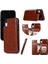 Kart Tutucu ile IPhone Xr Pu Deri Kickstand Kart Yuvaları Için Cüzdan Kılıf (Yurt Dışından) 1