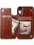 Kart Tutucu ile IPhone Xr Pu Deri Kickstand Kart Yuvaları Için Cüzdan Kılıf (Yurt Dışından) 3