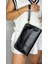 %100 Gerçek Deri El Yapımı Erkek Kadın El Çantası Kartlıklı, Portföy ,clutch Siyah Taba 5