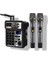 K-6000 2X200 6 Kanallı 2 Uhf Mikrofonlu Şarjlı Power Mikser 1