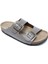 K10260DK Kifidis Soft Step Kadın Çift Bantlı Deri Mantar Terlik 36-41 4