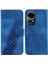 Telefon Kılıfı Için Huawei Nova 12 Kabartmalı Desen Cüzdan Pu Deri Flip Kart (Yurt Dışından) 1