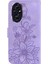 Onur Için Flip Case 200 5g Kabartmalı Zambak Cüzdan Kickstand Kart Tutucu (Yurt Dışından) 5