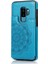 Samsung Galaxy S9 Çift Düğmeler Için Kart Tutucu Kılıf ile Cüzdan Pu Çevirin (Yurt Dışından) 1
