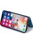 IPhone Xr Desen Çiçek Çift Düğmeler Için Kart Tutucu Kılıf ile Cüzdan (Yurt Dışından) 3