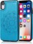 IPhone Xr Desen Çiçek Çift Düğmeler Için Kart Tutucu Kılıf ile Cüzdan (Yurt Dışından) 5