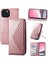 IPhone 15 Için Flip Case Standı Eşkenar Dörtgen Şekli Cüzdan El Kayışı Günlük Kullanım (Yurt Dışından) 5