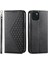 IPhone 15 Için Flip Case Artı El Kayışı Eşkenar Dörtgen Şekli Standı Cüzdan Günlük (Yurt Dışından) 1