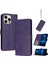 Kart Yuvası ile IPhone 14 Pro Kickstand Için Flip Case Pu Deri Saf (Yurt Dışından) 1