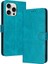 IPhone 13 Için Flip Case Pro Max Saf Renk Pu Deri Kickstand ile (Yurt Dışından) 1