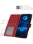 IPhone 13 Için Flip Case Pro Max Saf Renk Pu Deri Kickstand ile (Yurt Dışından) 2