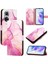 Huawei Nova 9 Için Kılıf Pu Deri Cüzdan Mermer Desen Kickstand (Yurt Dışından) 5