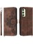 Samsung Galaxy A25 Bileklik Çoklu Kredi Kartı Yuvaları Için Flip Case (Yurt Dışından) 5