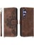 Samsung Galaxy Galaxy Darbeye Dayanıklı Kabartmalı Çoklu Kredi Kartı Için Flip Case (Yurt Dışından) 1