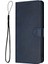IPhone 13 Için Flip Case Pro Max Saf Renk Pu Deri Kickstand ile (Yurt Dışından) 2