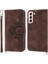 Samsung Galaxy S22 Çoklu Kredi Kartı Yuvaları Bileklik Için Flip Case (Yurt Dışından) 1