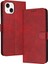 IPhone 14 Için Flip Case Artı Kickstand ile Saf Renk Pu Deri (Yurt Dışından) 1