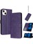 Kart Yuvası Saf Renk ile Toka Kickstand ile IPhone 14 Için Flip Case (Yurt Dışından) 1