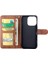 IPhone 14 Için Filp Durumda Pro Tam Koruma Kartı Tutucu Kickstand Pu (Yurt Dışından) 2