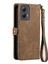 Motorola Moto G Güç 5g 2024 Cüzdan Darbeye Deri Için Flip Case (Yurt Dışından) 4