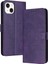 Toka Saf Renk Pu Deri Kickstand ile IPhone 15 Artı Flip Case (Yurt Dışından) 1