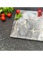 Kanallı Cam Kesme Tahtası - Cam Kesme Tablası | Gri Gold Mermer - Kenarı Oval | 25cm x 35cm | Patentli Ürün 5