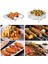 Hava Fritöz Rafı Xl Hava Fritöz Aksesuarları 2'li Set, Çok Amaçlı Çift Katmanlı Raf, Şiş, Istiflenebilir Metal Tutucu (Yurt Dışından) 3