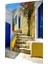 Eski Yunan Sokakları, Santorini Cam Tablo | Hediyelik, Dekoratif, Ofis, Mutfak 2