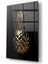 Gold Ananas Cam Tablo | Hediyelik, Dekoratif, Ofis, Mutfak 2