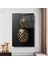 Gold Ananas Cam Tablo | Hediyelik, Dekoratif, Ofis, Mutfak 5